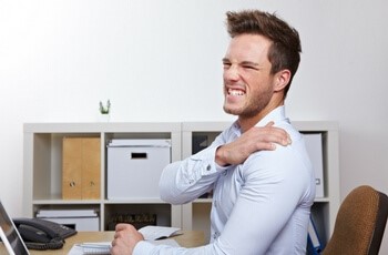 back pain at work