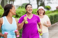 3 ladies exercising